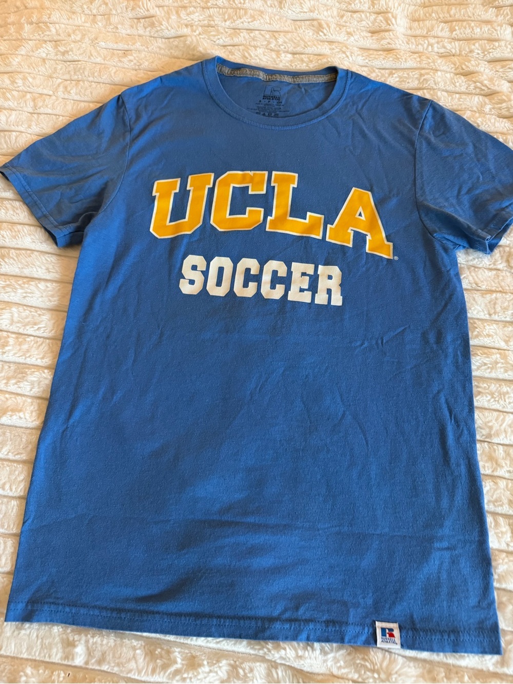 UCLA Soccer Blue T-Shirt by Russell Athletic